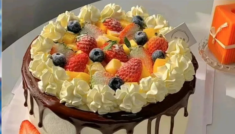 【8英寸森系甜巧】巧克力生日蛋糕
