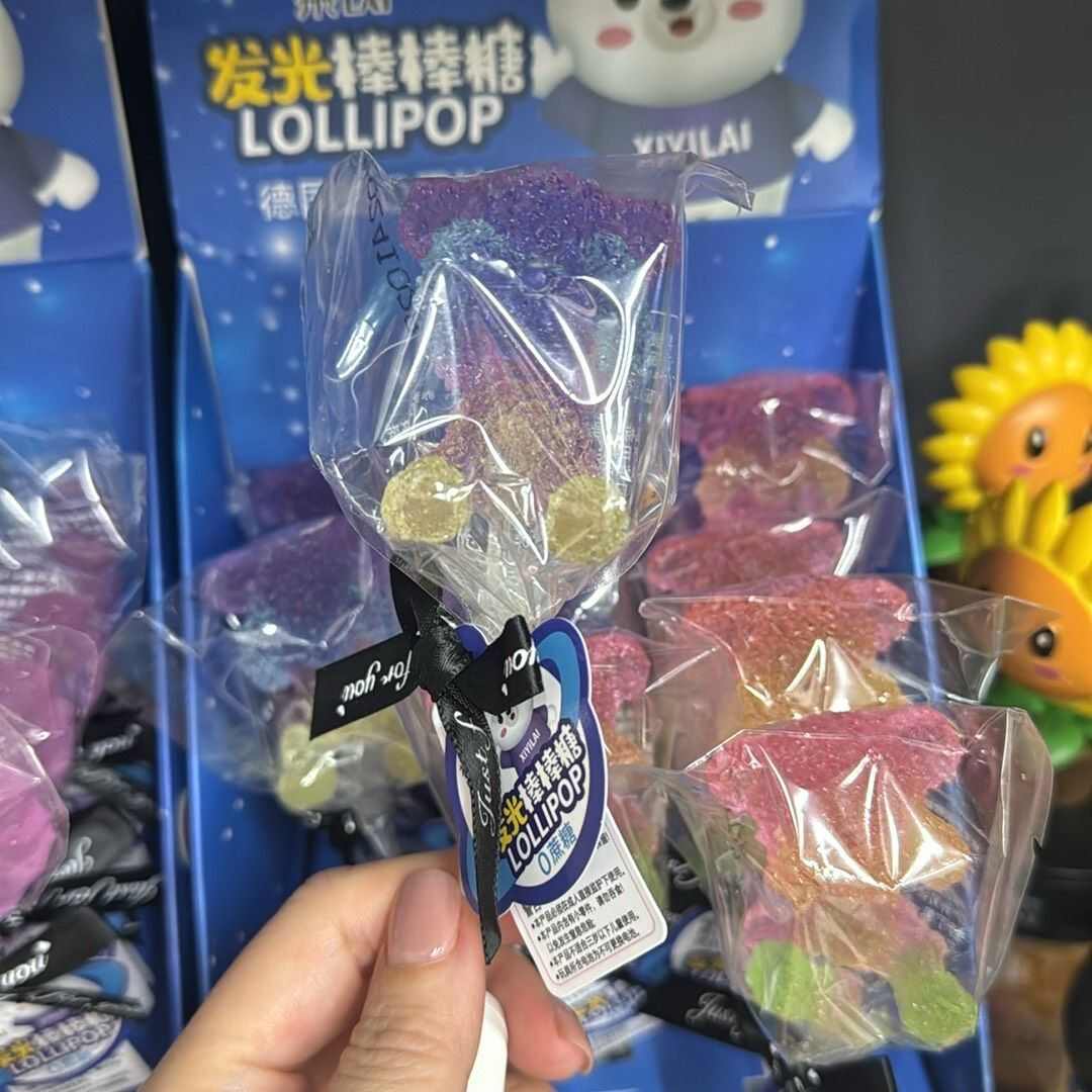 帕特熊 发光棒棒糖 18g/个