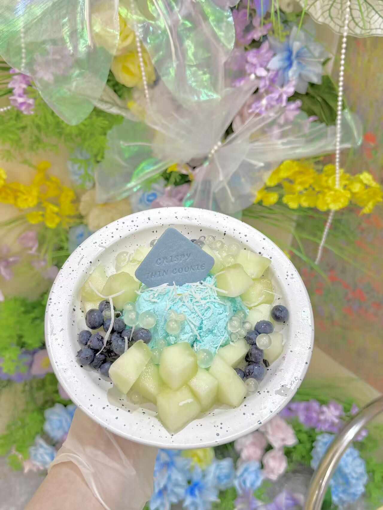 藻蓝蛋白椰椰水果酸奶碗