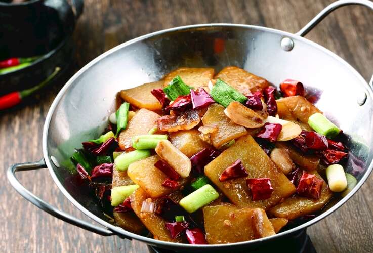 干锅土豆片