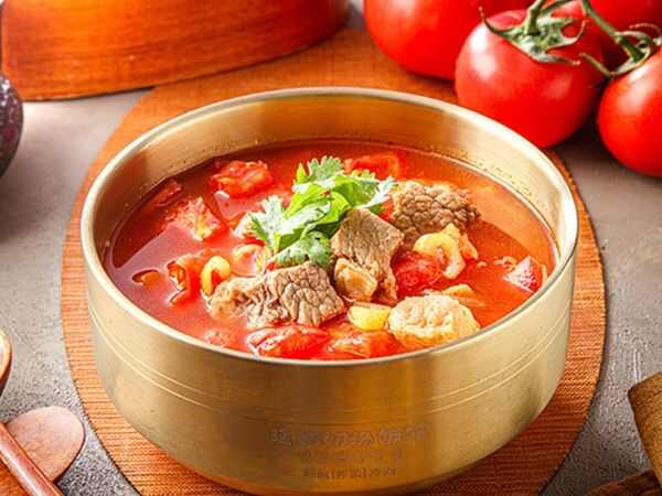牛肉柿子汤（无米饭）
