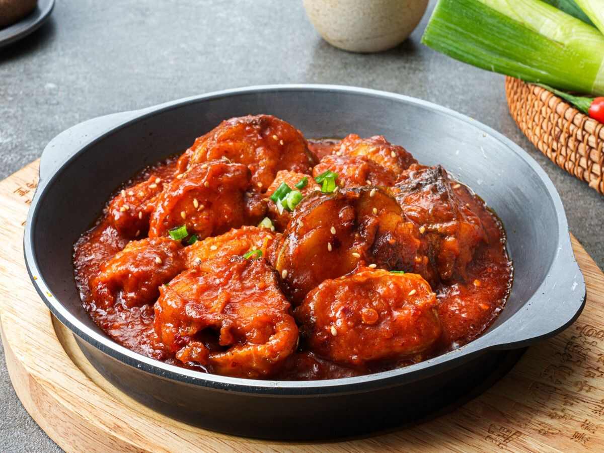 辣焖鳕鱼（无米饭)