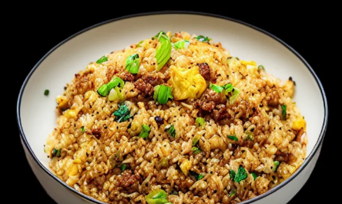 肉酱蛋炒饭
